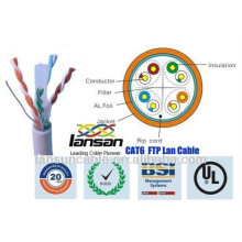 Cable de comunicación de cobre puro cat6 UTP 23 AWG ETL / UL Aprobado